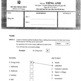 Đáp án và đề thi HSG Anh Văn 9 sở GD&ĐT Kiên Giang 2012-2013