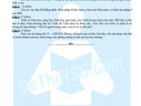 Đề thi chọn HSG Giáo Dục Công Dân 8 THCS Thủy Nguyên có đáp án