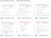 Tuyển tập đề HSG toán 8 hay và khó mới nhất (có đáp án, file word)