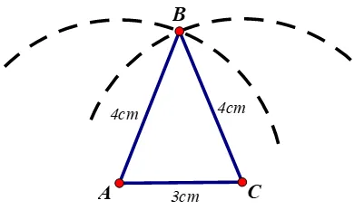 Giải Bài 46a trang 127 SGK Toán lớp 7: Vẽ tam giác ABC cân ở B