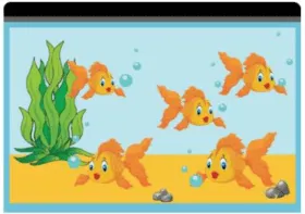 Hình ảnh minh họa bài toán đếm số cá trong bể cho học sinh ôn thi Kangaroo