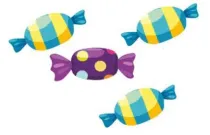 Bài tập đếm số lượng chiếc kẹo, áp dụng kiến thức giá trị của số trong Kangaroo