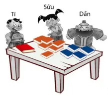 Bài toán logic so sánh số sách của Tí, Sửu, Dần, giúp phát triển tư duy suy luận trong Kangaroo