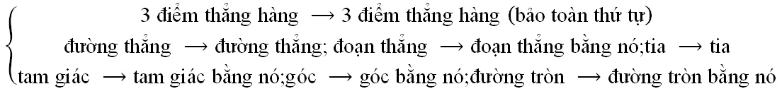 Phép Dời Hình bảo toàn tính chất của các hình học cơ bản trong giải toán hình lớp 11