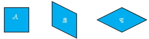 Các hình cần ghép từ bốn miếng ghép nhỏ lớp 4