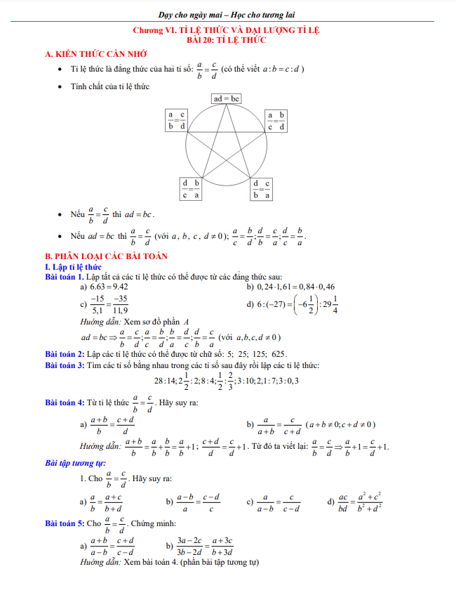 Giải Toán 7 Ôn Tập Chương 4 Biểu Thức Đại Số Toàn Diện