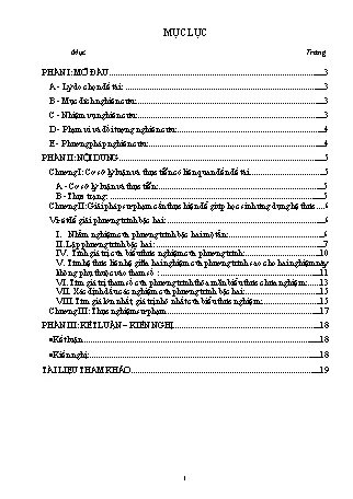 Định Lý Vi Ét Và Các Ứng Dụng Phong Phú Trong Giải Toán