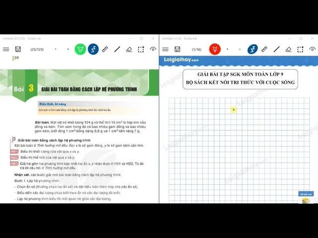 Giải Toán 9 Bài 3: Hướng Dẫn Chi Tiết Giải Bài Toán Bằng Cách Lập Hệ Phương Trình Kết Nối Tri Thức