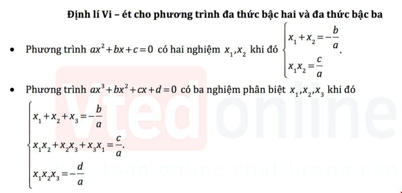 Định Lý Viet Lớp 10: Công Thức Và Ứng Dụng Chuyên Sâu Trong Giải Phương Trình Bậc Hai