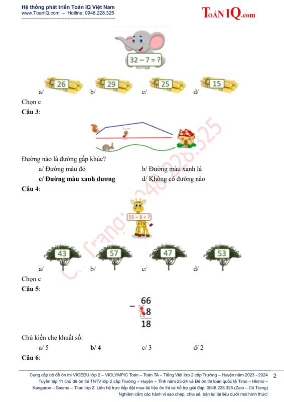 Giải Toán Trên Mạng Lớp 2 Vòng 6: Hướng Dẫn Chi Tiết Và Tổng Hợp Dạng Bài Trọng Tâm
