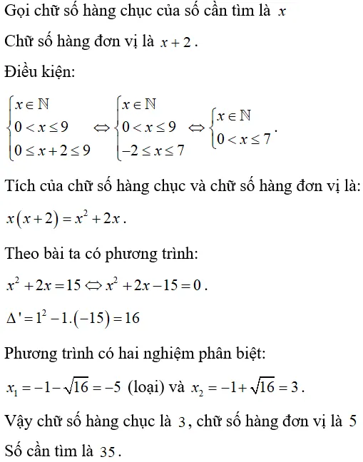 Phần tiếp theo của lời giải Ví dụ 1