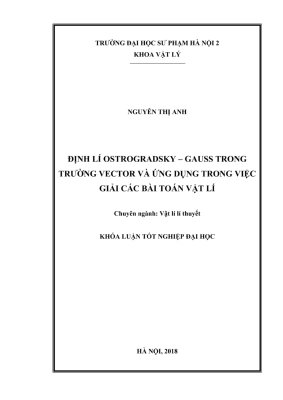Định Lý Gauss Vật Lý Đại Cương: Phân Tích Chuyên Sâu Các Bài Toán Đối Xứng Trụ