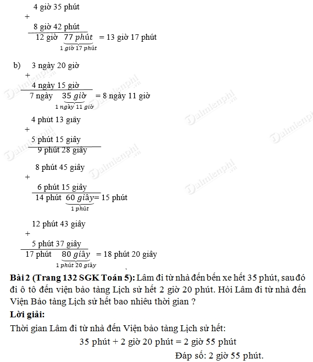 Cách Giải Toán Lớp 5 Trang 132 Chi Tiết Và Phương Pháp Tư Duy Toán Học