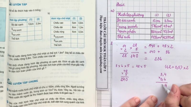 Giải Toán Lớp 5 Trang 169, Hướng Dẫn Chi Tiết Và Phân Tích Chuyên Sâu Các Dạng Bài Tập