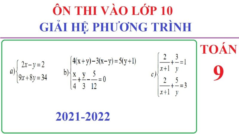 Giải Toán Bằng Cách Lập Hệ Phương Trình Lớp 10: Phương Pháp Chuyên Sâu Và Vận Dụng Thực Tiễn