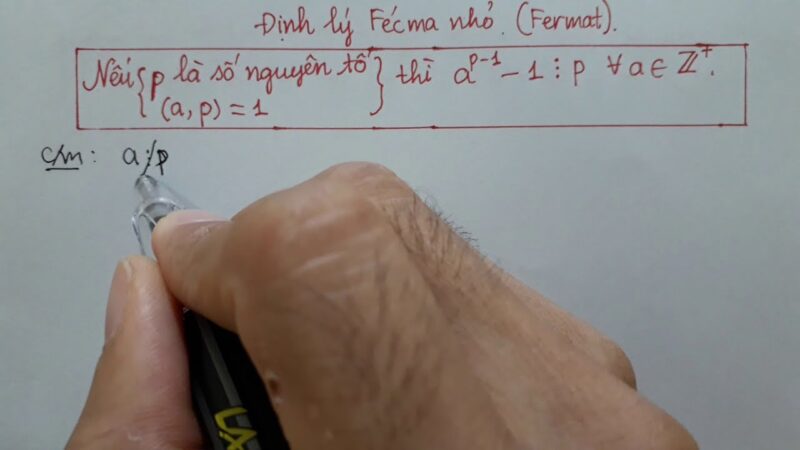 Định Lý Nhỏ Fermat: Nền Tảng Lý Thuyết Số và Mật Mã Học