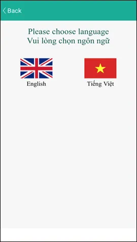 Chọn ngôn ngữ Tiếng Việt/Anh trên Maths Solver