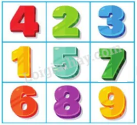 Hình ảnh lưới ô vuông đã điền số cho bài toán 6, toán lớp 5 trang 9 sách Cánh diều