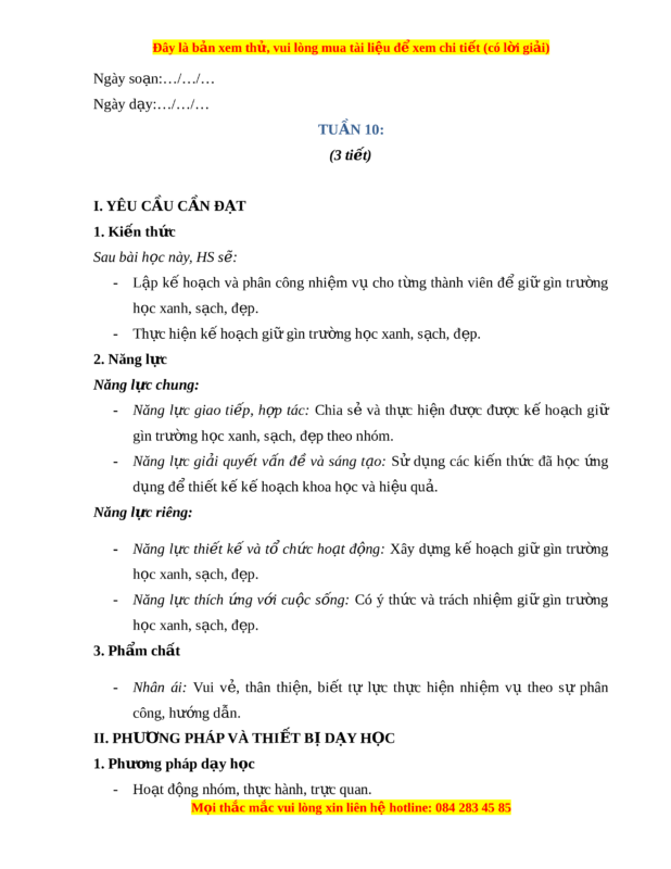 Giáo án Tiếng Việt Lớp 4 Tuần 10 Kết Nối Tri Thức: Hướng Dẫn Chi Tiết Cho Giáo Viên