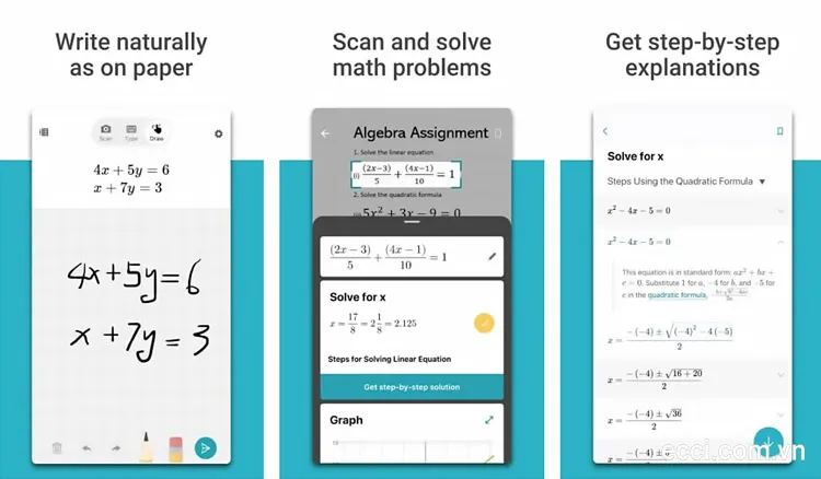 Giải toán siêu nhanh và chính xác với ứng dụng Microsoft Math Solver
