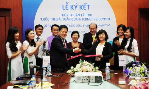 ViOlympic 2015: Khởi Động Mùa Thi "Giải Toán Bằng Tiếng Anh" Lần Thứ Tám