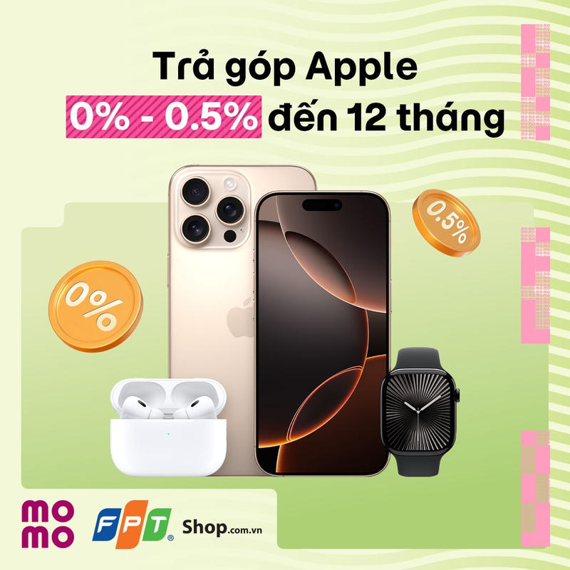 Chương Trình Trả Góp Hàng Tháng Với MoMo Khi Mua Sản Phẩm Apple
