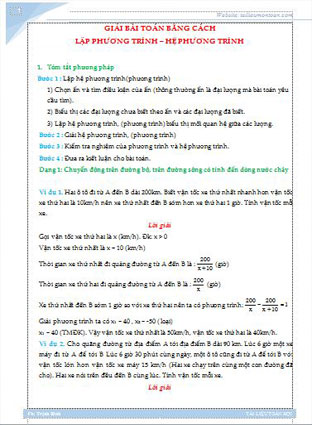 Cách Giải Bài Toán Cấu Tạo Số Lớp 9 Bằng Hệ Phương Trình