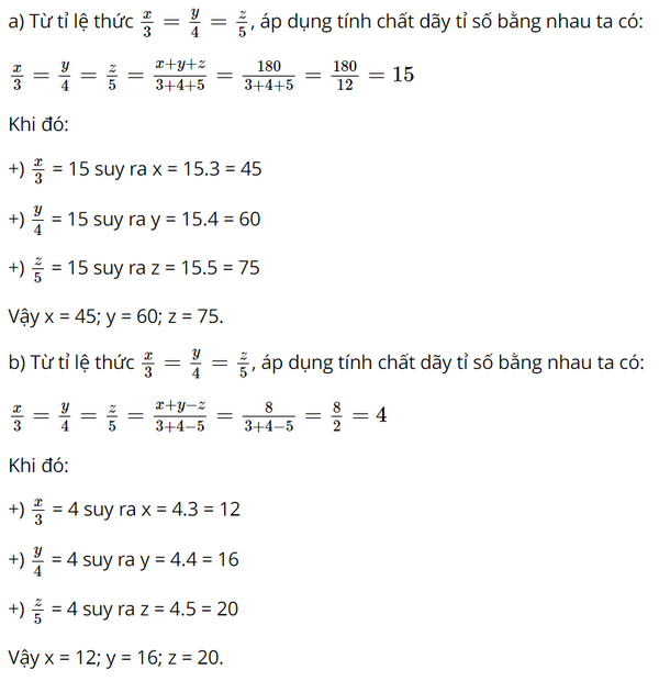 Giải Toán Lớp 7 Tập 1 Trang 58 Cánh Diều: Dãy Tỉ Số Bằng Nhau