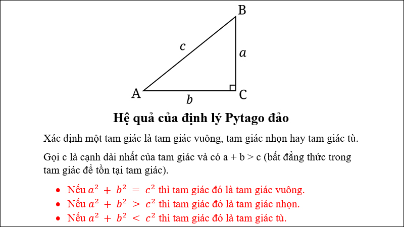 Định Lý Pytago Và Định Lý Pytago Đảo: Kiến Thức Toàn Diện Cho Học Sinh