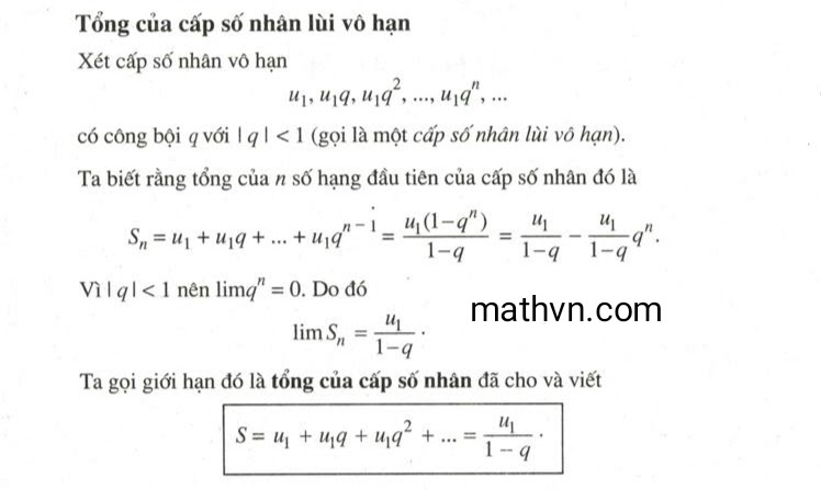 Tổng Hợp Các Bài Giải Toán Lớp 11 - Cấp Số Cộng & Cấp Số Nhân (Bản Chuẩn KaTeX)