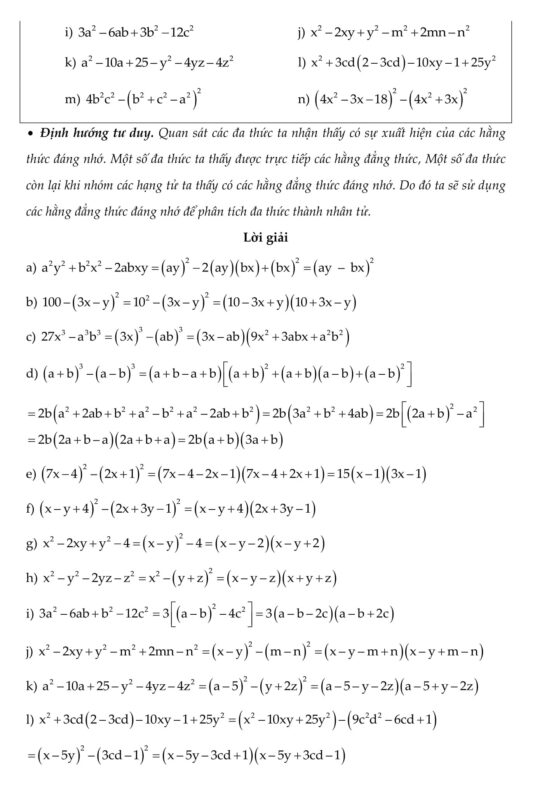 Giải Bài Tập Toán Lớp 8 Bài 8: Phân Tích Đa Thức Thành Nhân Tử Bằng Phương Pháp Nhóm Hạng Tử