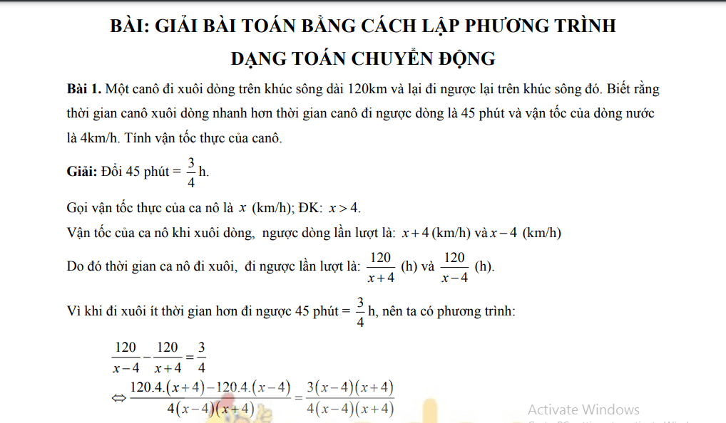 Giải Toán Chuyển Động Lớp 8: Phương Pháp Toàn Diện Và Dễ Hiểu Nhất