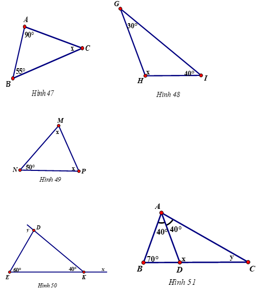 Giải Bài Tập Toán Lớp 7: Tổng Ba Góc Của Một Tam Giác