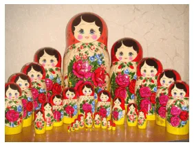 Búp bê Nga đồng dạng