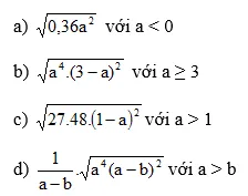 Hình ảnh bài 19 trang 15 SGK Toán 9 Tập 1