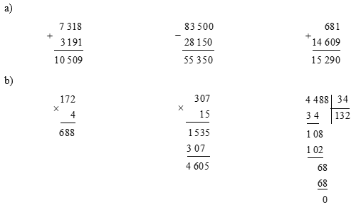 Bài Giải Toán Lớp 5 Trang 10 Sách Kết Nối Tri Thức: Ôn Tập Các Phép Tính Với Số Tự Nhiên
