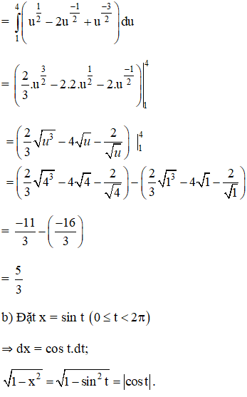 Giải Bài 3 Trang 113 SGK Giải Tích 12: Phương Pháp Biến Đổi Số Tính Tích Phân