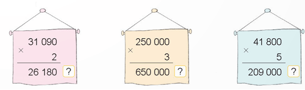 Giải Toán Lớp 4 Trang 5 Tập 2 Kết Nối Tri Thức: Nhân Với Số Có Một Chữ Số