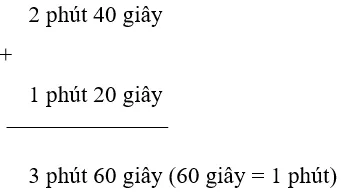 Kết quả tạm thời của phép tính b)