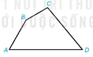 Hình ảnh tứ giác ABCD để đo góc