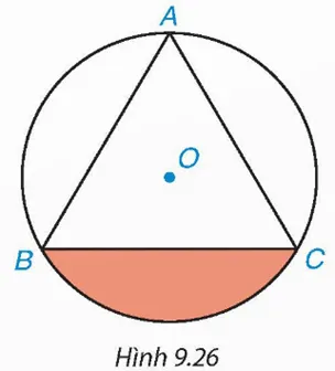 Hình 9.26 - Bài 9.15 trang 79 Toán 9 Kết nối tri thức Tập 2