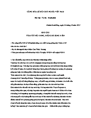 Nâng Cao Chất Lượng Giải Toán Có Lời Văn Khối 5: Một Số Biện Pháp Hiệu Quả