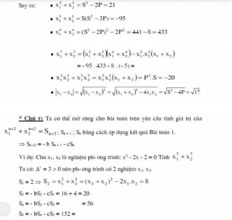 biểu thức đối xứng giữa các nghiệm 3