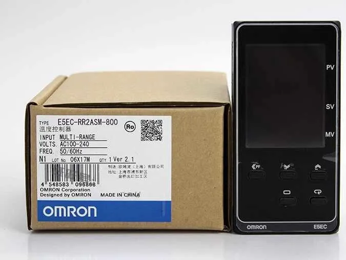 Bộ điều khiển nhiệt độ Omron E5CC/E5EC series với màn hình hiển thị LCD sắc nét
