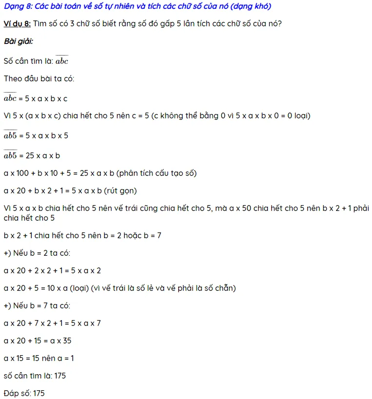 Các bài toán giải bằng phân tích cấu tạo số-7