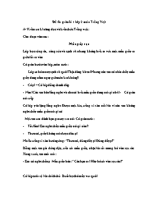 11 Đề Thi Giữa Học Kỳ 1 Môn Tiếng Việt Lớp 2 Năm 2025 - 2026: Tài Liệu Ôn Tập Toàn Diện