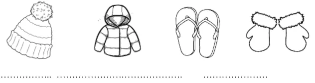 Hình ảnh các đồ vật mùa đông