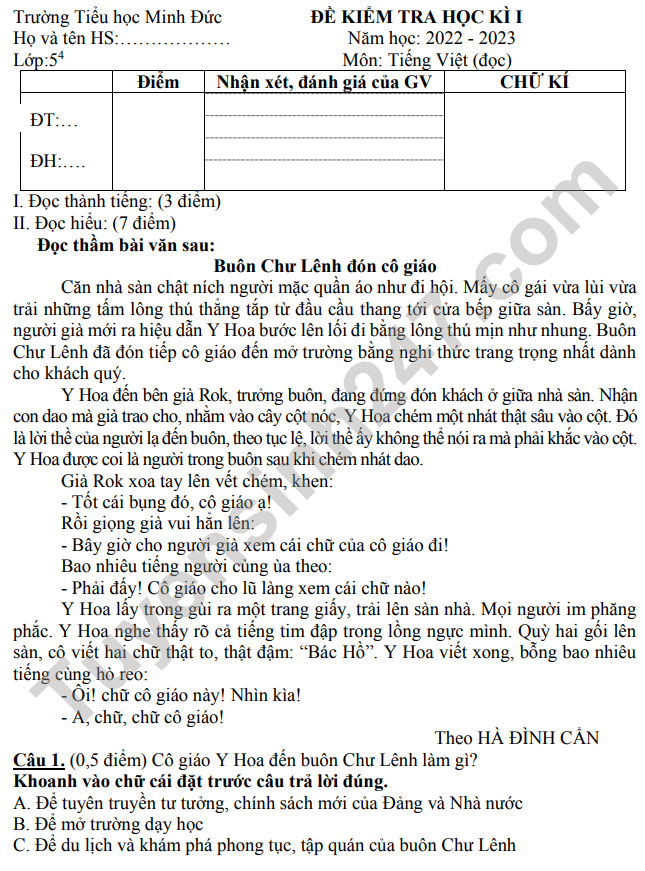 Đề Thi Tiếng Việt Lớp 5 Học Kì 1: Tổng Hợp Đầy Đủ & Hướng Dẫn Chi Tiết