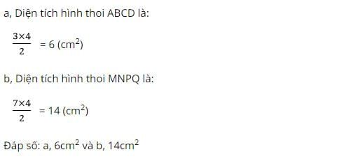 Giải Toán Lớp 4 Trang 143 SGK Tập 2: Ôn Tập Về Hình Thoi
