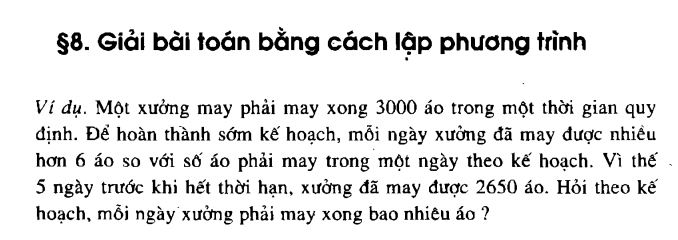 Cách Giải Bài Toán Lập Phương Trình Lớp 9: Phương Pháp Chi Tiết Và Ví Dụ Minh Họa